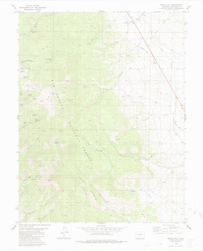 United States Geological Survey Whale Hill, CO (1980, 24000-Scale) digital map