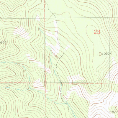 United States Geological Survey Whale Hill, CO (1980, 24000-Scale) digital map