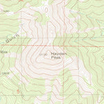 United States Geological Survey Whale Hill, CO (1980, 24000-Scale) digital map