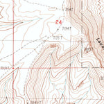 United States Geological Survey Whalen Butte, WY (1987, 24000-Scale) digital map