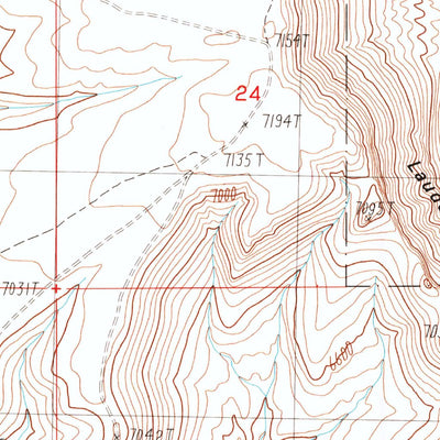 United States Geological Survey Whalen Butte, WY (1987, 24000-Scale) digital map