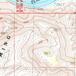 United States Geological Survey Whalen Butte, WY (1987, 24000-Scale) digital map