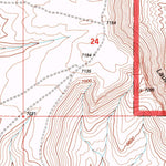 United States Geological Survey Whalen Butte, WY (1996, 24000-Scale) digital map