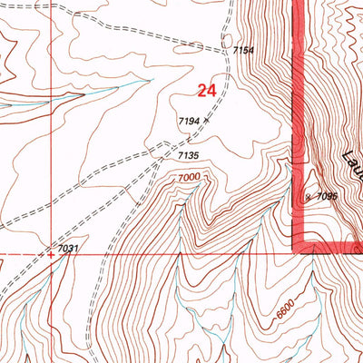 United States Geological Survey Whalen Butte, WY (1996, 24000-Scale) digital map