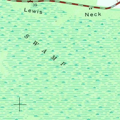 United States Geological Survey Whaleyville, MD-DE (1942, 24000-Scale) digital map