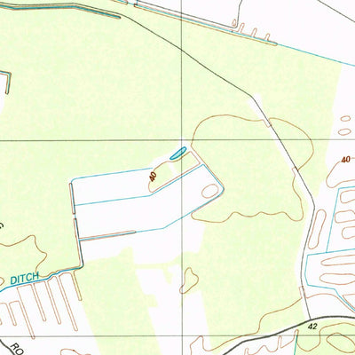 United States Geological Survey Whaleyville, MD-DE (1992, 24000-Scale) digital map