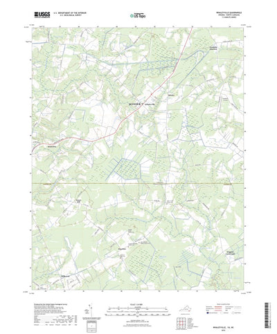 United States Geological Survey Whaleyville, VA (2022, 24000-Scale) digital map