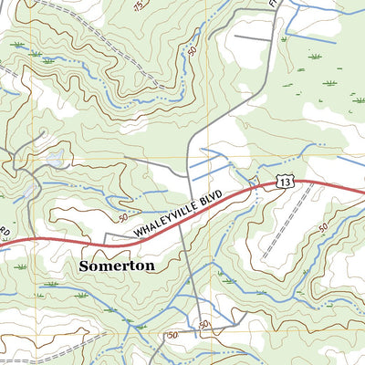 United States Geological Survey Whaleyville, VA (2022, 24000-Scale) digital map
