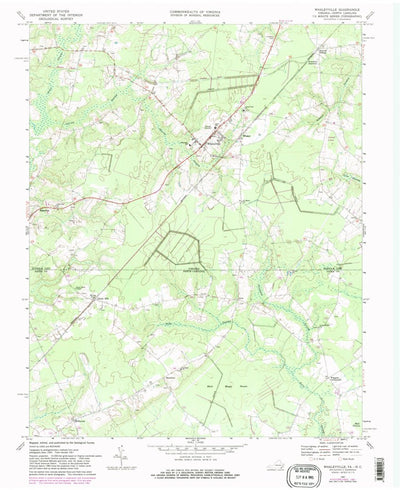 United States Geological Survey Whaleyville, VA-NC (1967, 24000-Scale) digital map