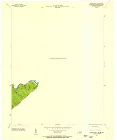 United States Geological Survey Wharncliffe, WV-VA-KY (1954, 24000-Scale) digital map
