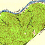 United States Geological Survey Wharncliffe, WV-VA-KY (1954, 24000-Scale) digital map