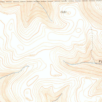 United States Geological Survey Wharton, PA (1950, 24000-Scale) digital map