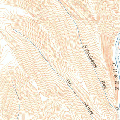 United States Geological Survey Wharton, PA (1950, 24000-Scale) digital map
