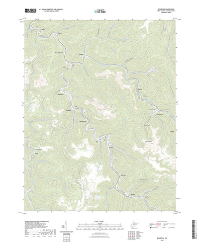 United States Geological Survey Wharton, WV (2023, 24000-Scale) digital map
