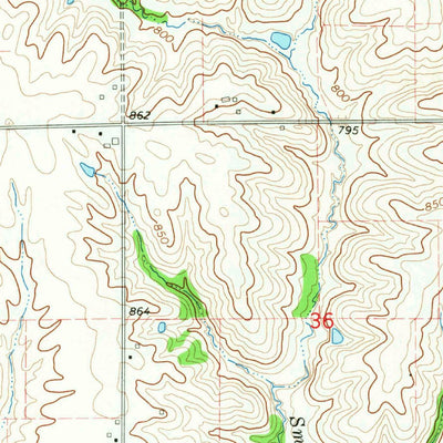 United States Geological Survey What Cheer, IA (1965, 24000-Scale) digital map