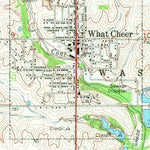 United States Geological Survey What Cheer, IA (1965, 24000-Scale) digital map