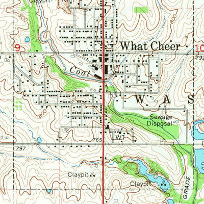 What Cheer What Cheer, IA (1965, 24000-Scale) Map by United States Geological ...