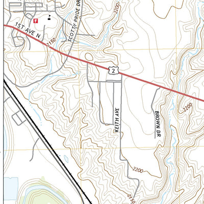 United States Geological Survey Whately, MT (2020, 24000-Scale) digital map