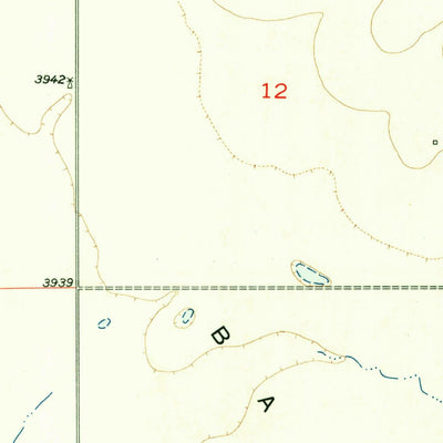 United States Geological Survey Wheat Basin, MT (1956, 24000-Scale) digital map