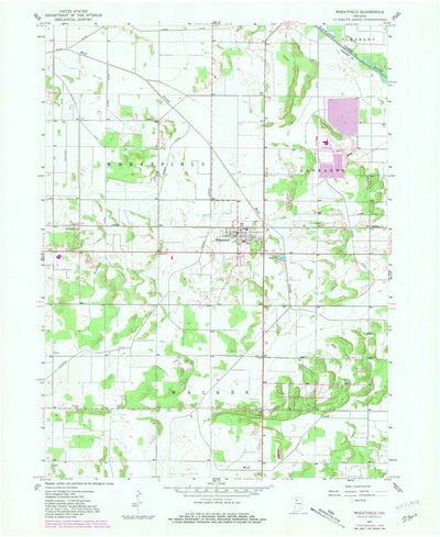 United States Geological Survey Wheatfield, IN (1957, 24000-Scale) digital map