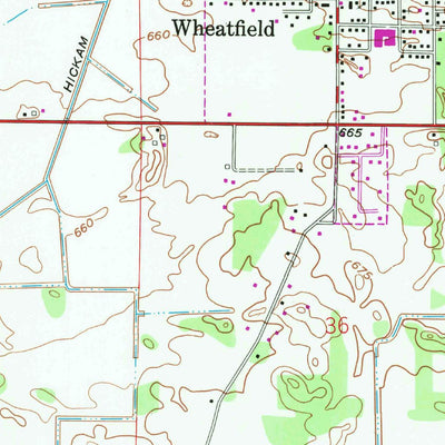 United States Geological Survey Wheatfield, IN (1957, 24000-Scale) digital map