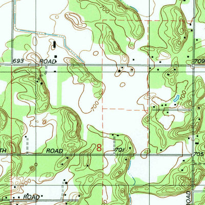 United States Geological Survey Wheatfield, IN (1992, 24000-Scale) digital map