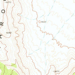 United States Geological Survey Wheatgrass Spring, NV (1970, 24000-Scale) digital map