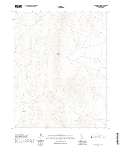 United States Geological Survey Wheatgrass Spring, NV (2021, 24000-Scale) digital map