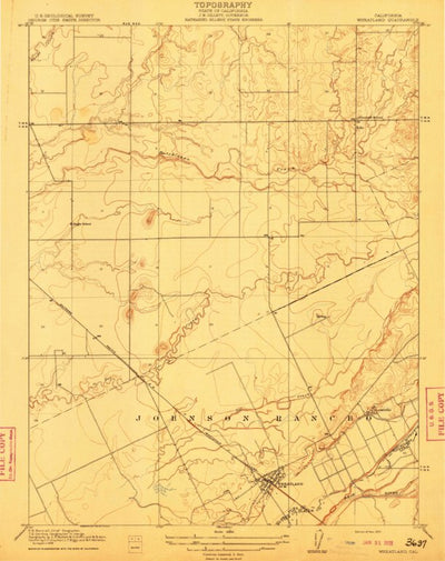 United States Geological Survey Wheatland, CA (1910, 31680-Scale) digital map