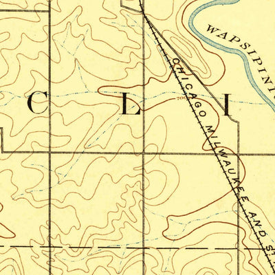 United States Geological Survey Wheatland, IA (1894, 62500-Scale) digital map