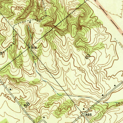 United States Geological Survey Wheatland, IN (1944, 24000-Scale) digital map
