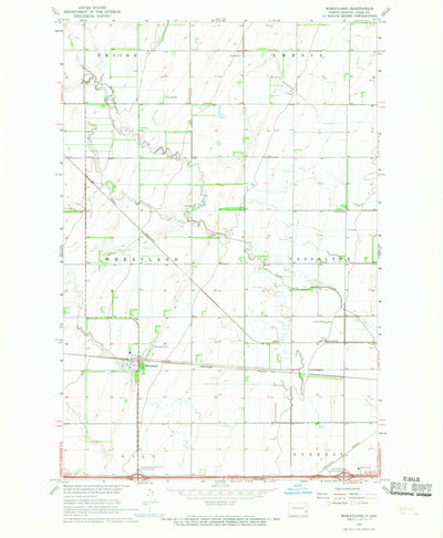 United States Geological Survey Wheatland, ND (1967, 24000-Scale) digital map
