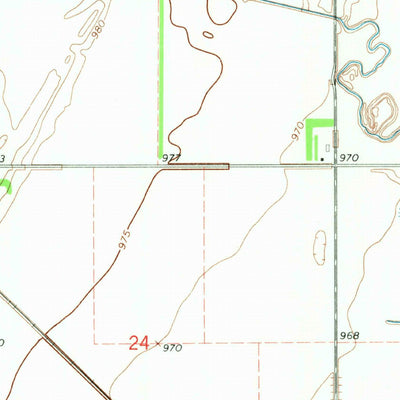 United States Geological Survey Wheatland, ND (1967, 24000-Scale) digital map