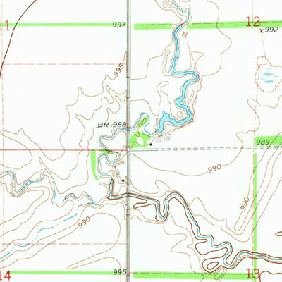 United States Geological Survey Wheatland, ND (1967, 24000-Scale) digital map