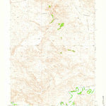 United States Geological Survey Wheatland NE, WY (1951, 24000-Scale) digital map