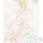 United States Geological Survey Wheatland NE, WY (1990, 24000-Scale) digital map