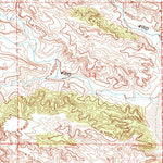 United States Geological Survey Wheatland NE, WY (1990, 24000-Scale) digital map