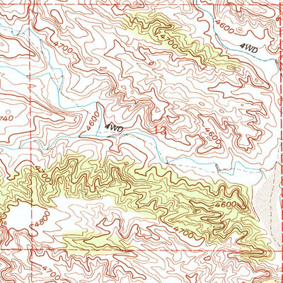 United States Geological Survey Wheatland NE, WY (1990, 24000-Scale) digital map