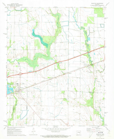 United States Geological Survey Wheatley, AR (1971, 24000-Scale) digital map