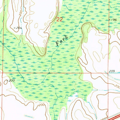 United States Geological Survey Wheatley, AR (1971, 24000-Scale) digital map
