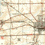 United States Geological Survey Wheaton, IL (1908, 62500-Scale) digital map