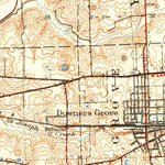 United States Geological Survey Wheaton, IL (1908, 62500-Scale) digital map