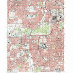 United States Geological Survey Wheaton, IL (1993, 24000-Scale) digital map