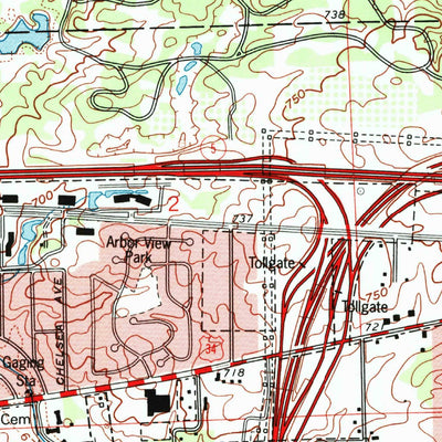 United States Geological Survey Wheaton, IL (1993, 24000-Scale) digital map