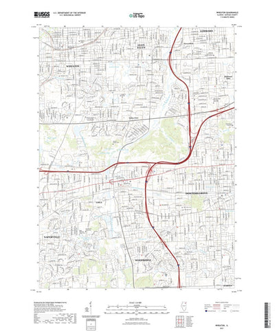 United States Geological Survey Wheaton, IL (2021, 24000-Scale) digital map