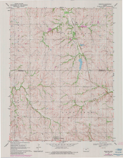 United States Geological Survey Wheaton, KS (1969, 24000-Scale) digital map