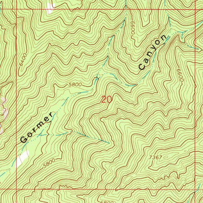 United States Geological Survey Wheaton Mountain, ID (1966, 24000-Scale) digital map