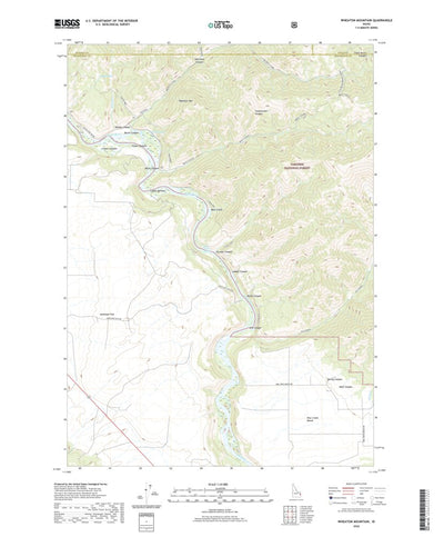 United States Geological Survey Wheaton Mountain, ID (2020, 24000-Scale) digital map