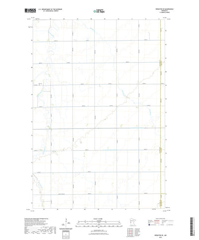 United States Geological Survey Wheaton SE, MN (2022, 24000-Scale) digital map