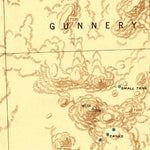 United States Geological Survey Wheelbarrow Peak, NV (1942, 125000-Scale) digital map